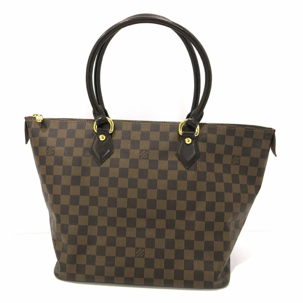 LOUIS VUITTON Damier Saleya Tote Bag Brown